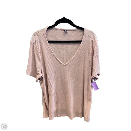 Top Short Sleeve By Old Navy In Pink, Size: Xl