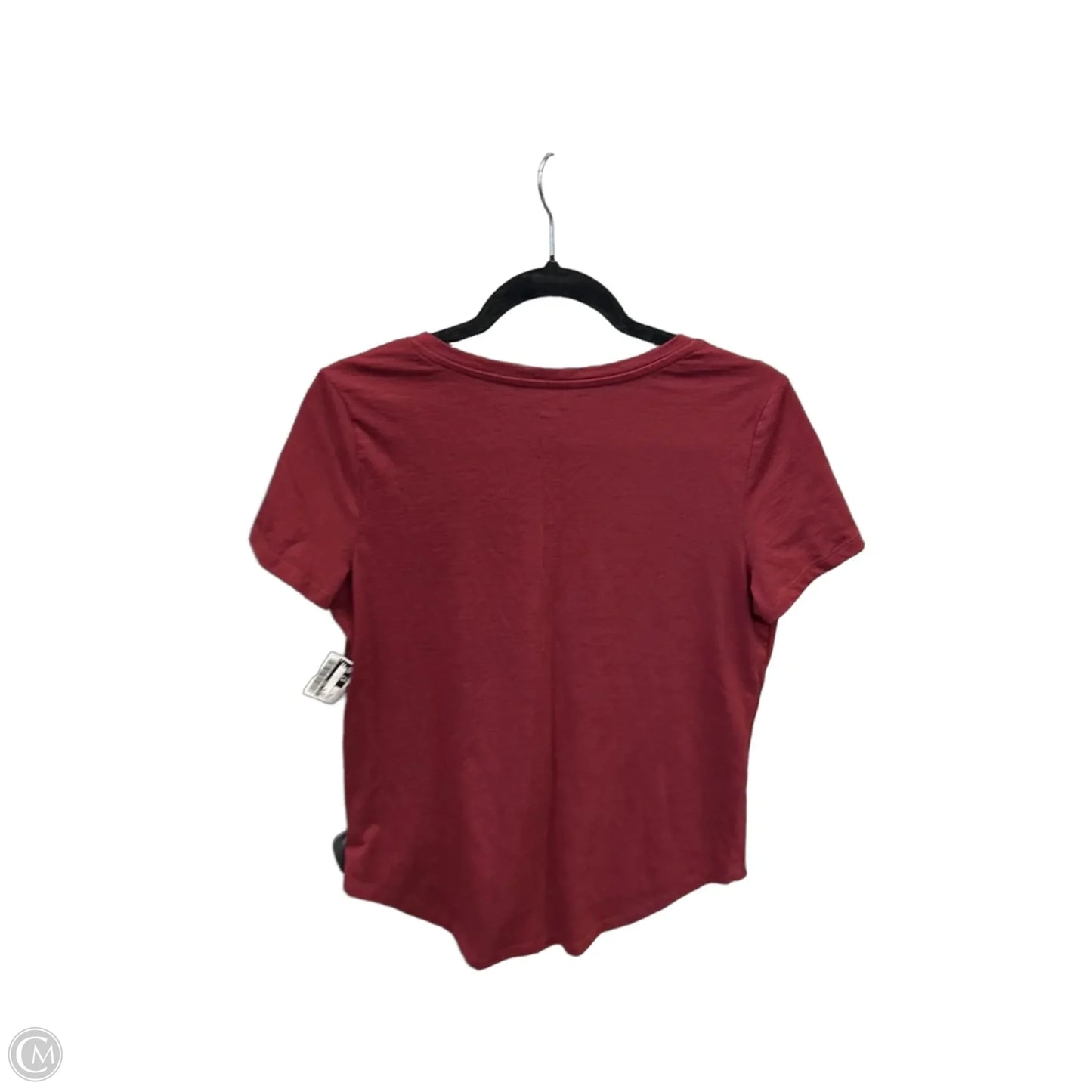 Top Short Sleeve By Falls Creek In Red, Size: S