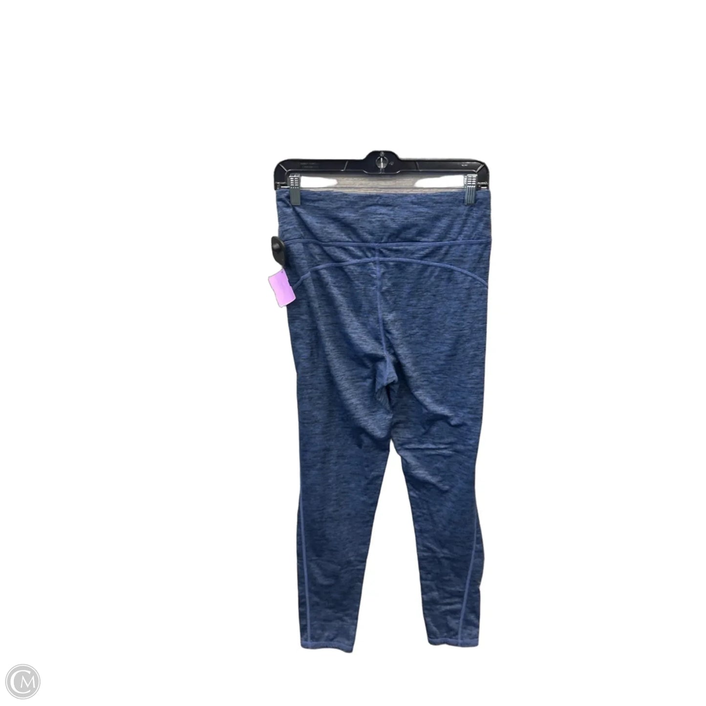 Athletic Leggings By Cuddl Duds In Blue, Size: M