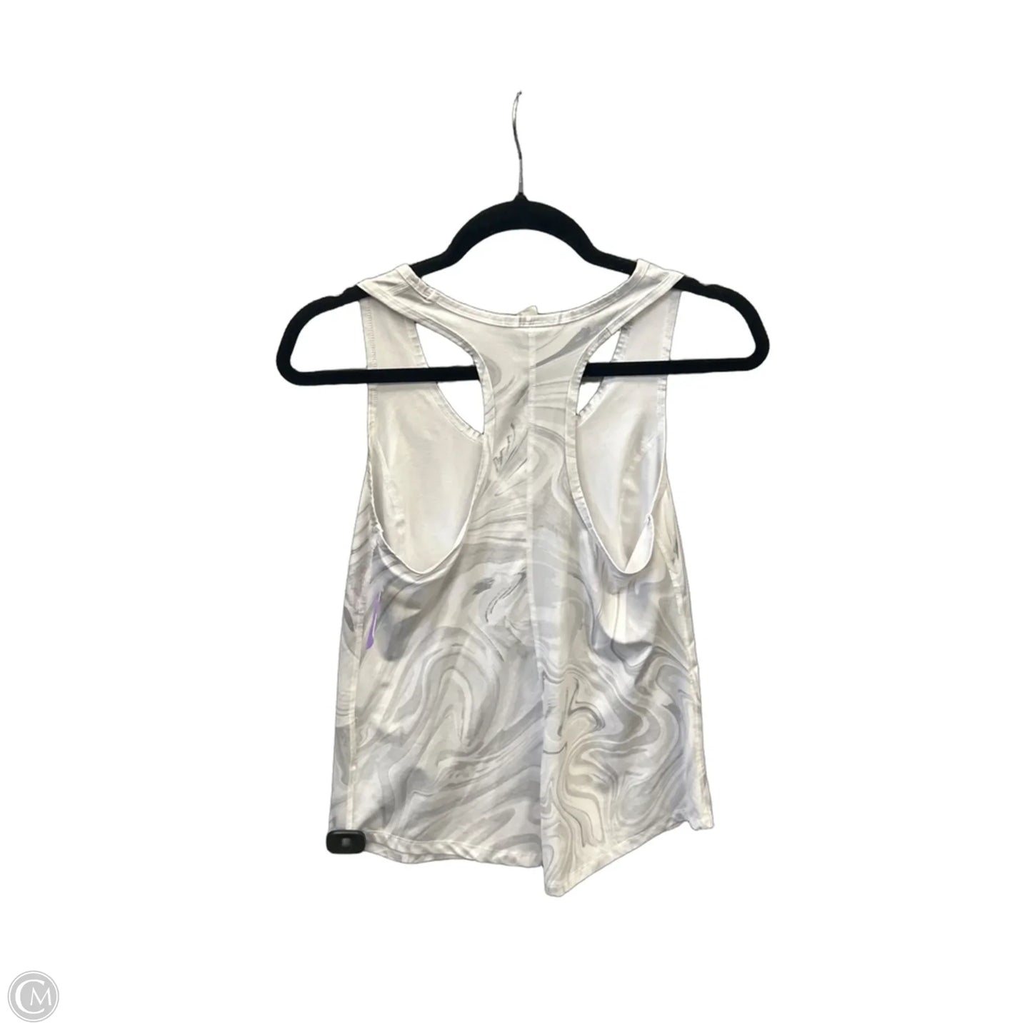 Athletic Tank Top By Fila In Grey & White, Size: S