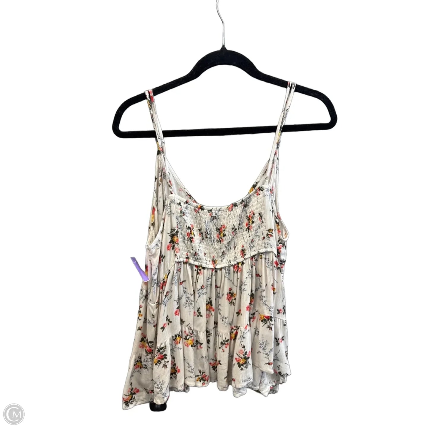 Top Sleeveless By Bke In Tan, Size: 2x