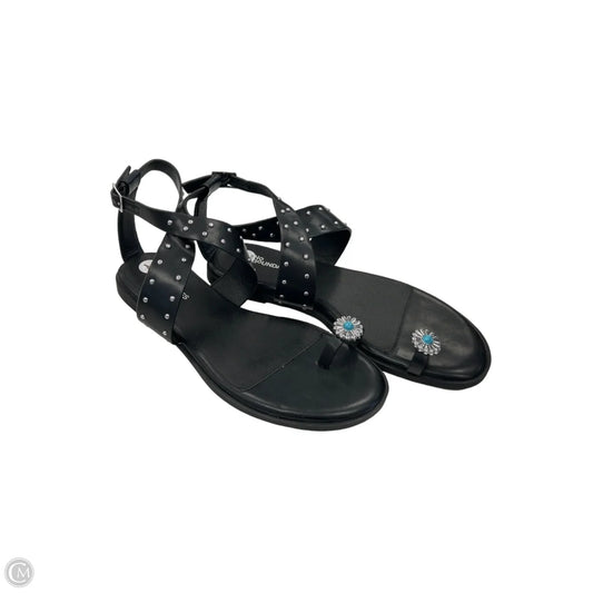 Sandals Flats By No Boundaries In Black, Size: 9