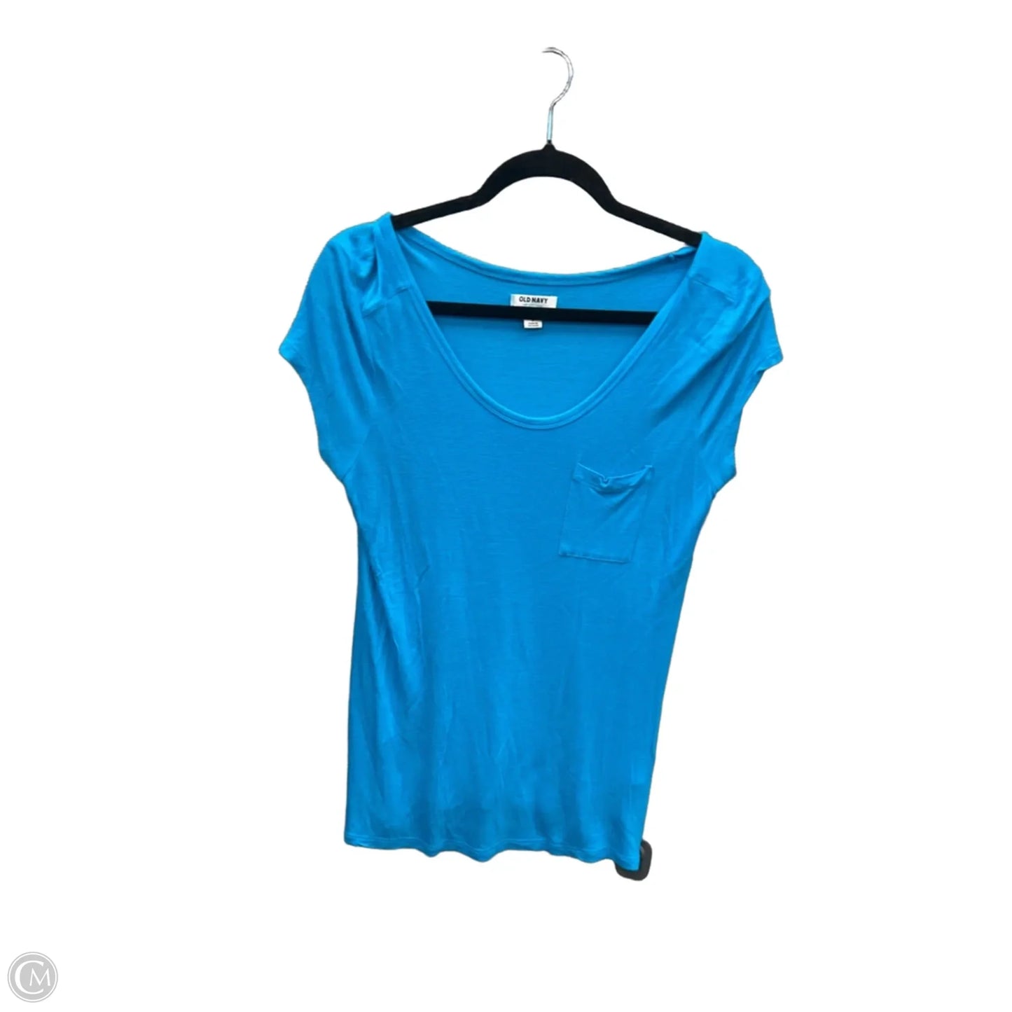 Top Short Sleeve By Old Navy In Blue, Size: M
