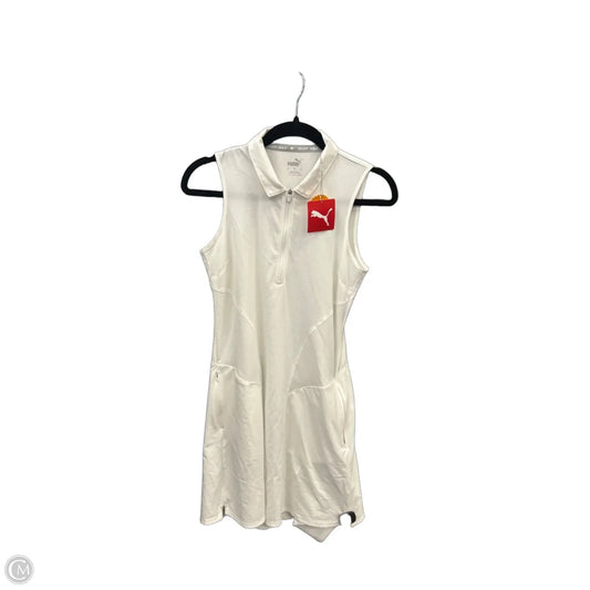 Athletic Dress By Puma In White, Size: Xs