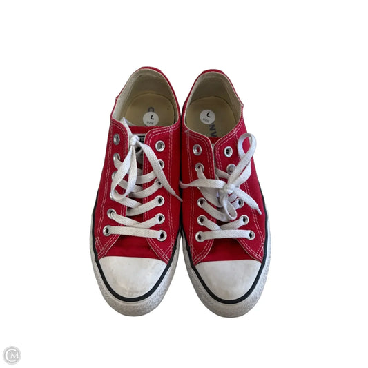 Shoes Sneakers By Converse In Red, Size: 7