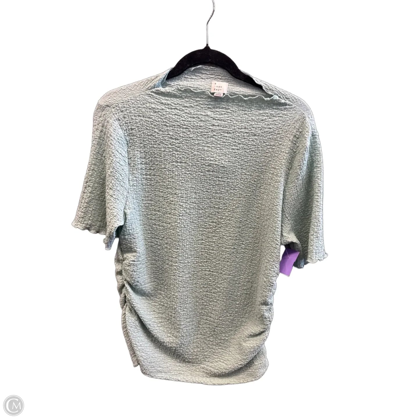 Top Short Sleeve By A New Day In Green, Size: Xl