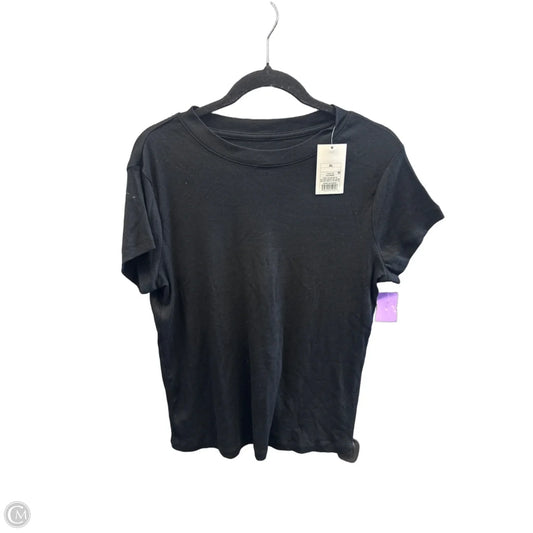 Top Short Sleeve By A New Day In Black, Size: Xl