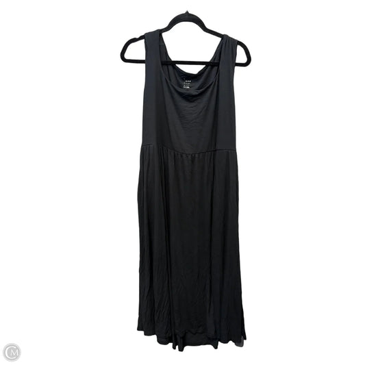 Dress Casual Midi By A New Day In Black, Size: Xxl