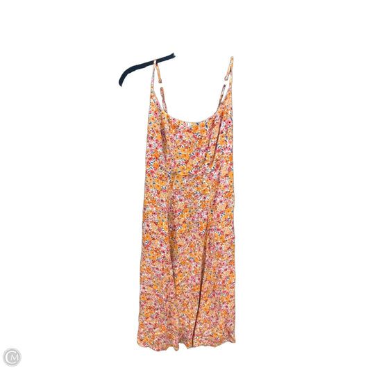 Dress Casual Midi By Old Navy In Floral Print, Size: S