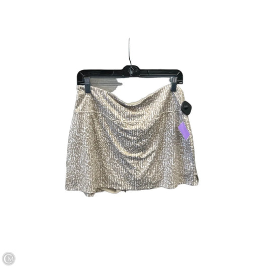Athletic Skirt By Soybu In Animal Print, Size: L