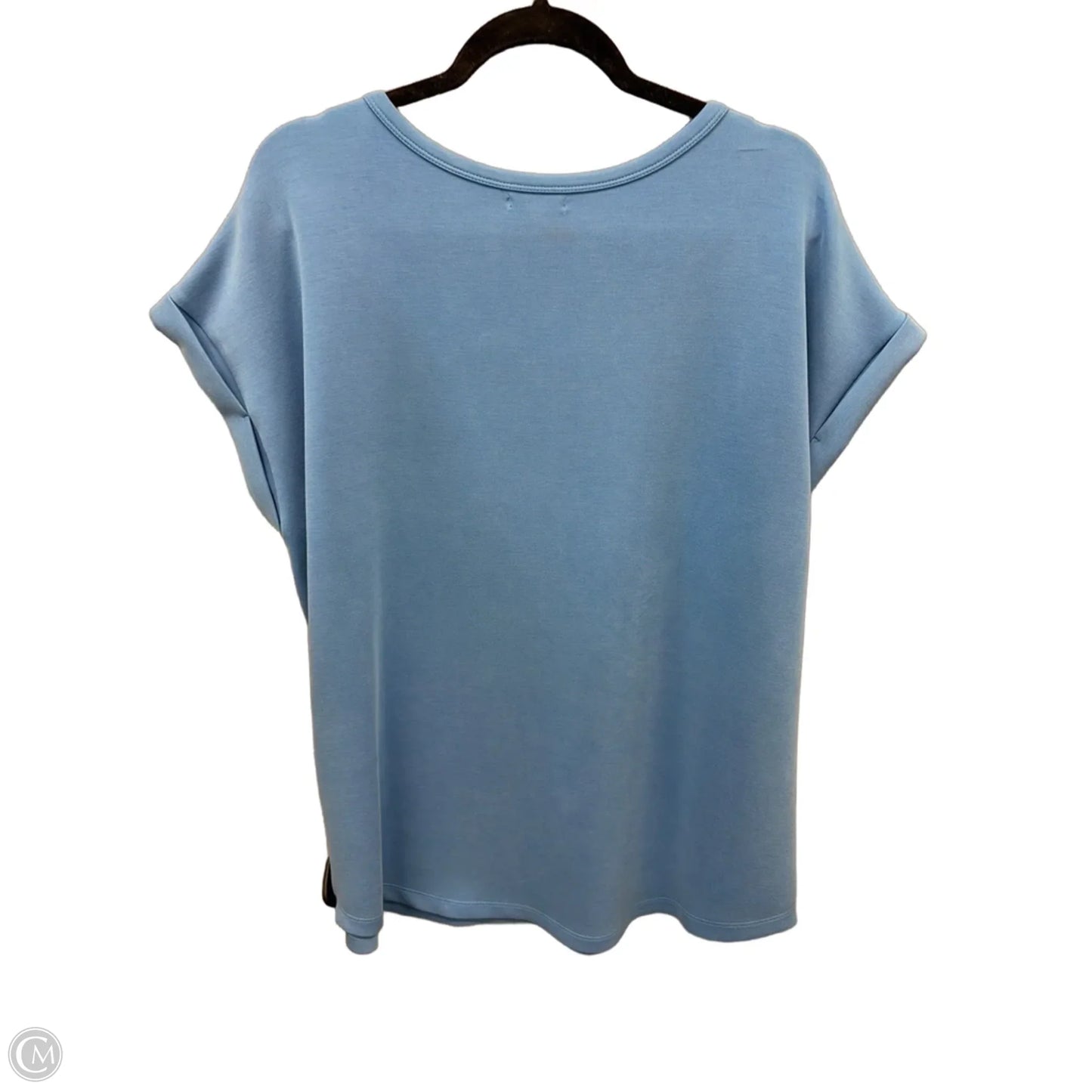 Top Short Sleeve By Maurices In Blue, Size: Xl
