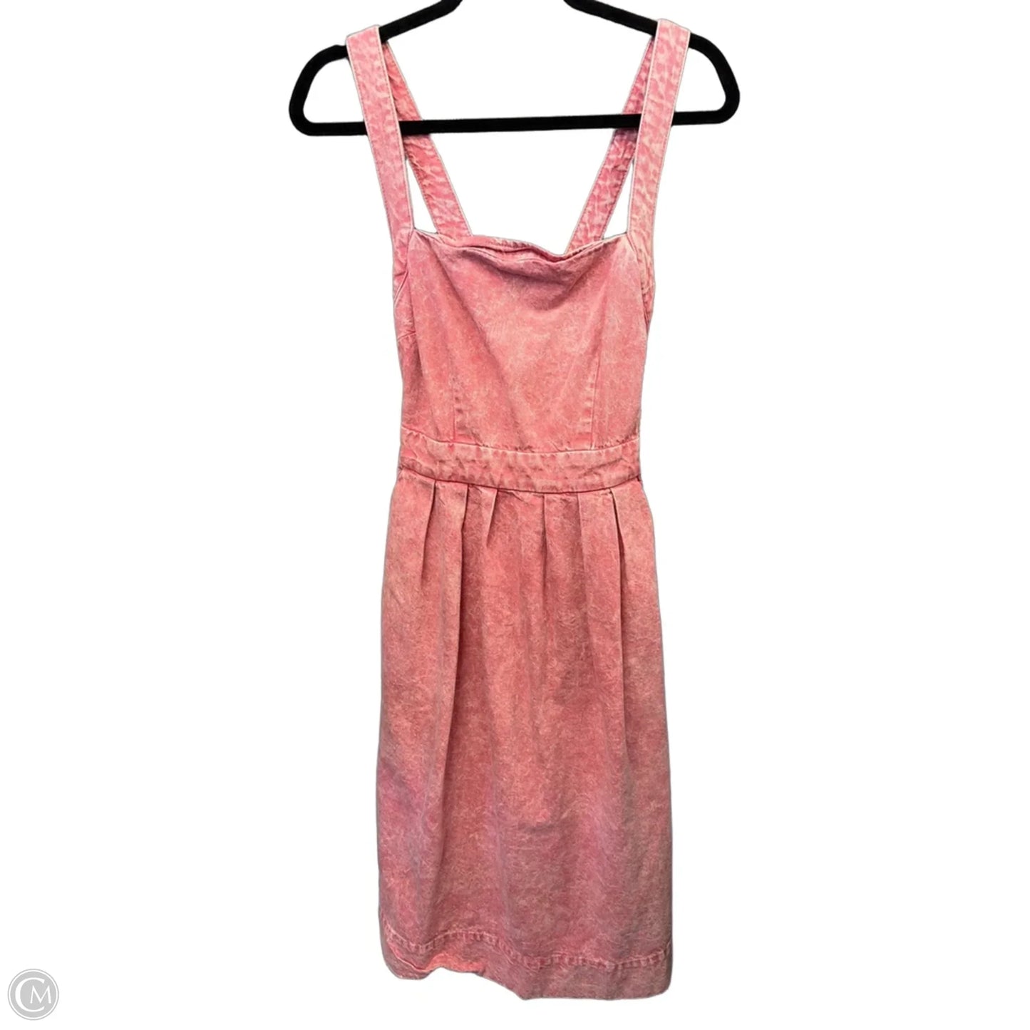 Dress Casual Midi By Gap In Pink Denim, Size: S