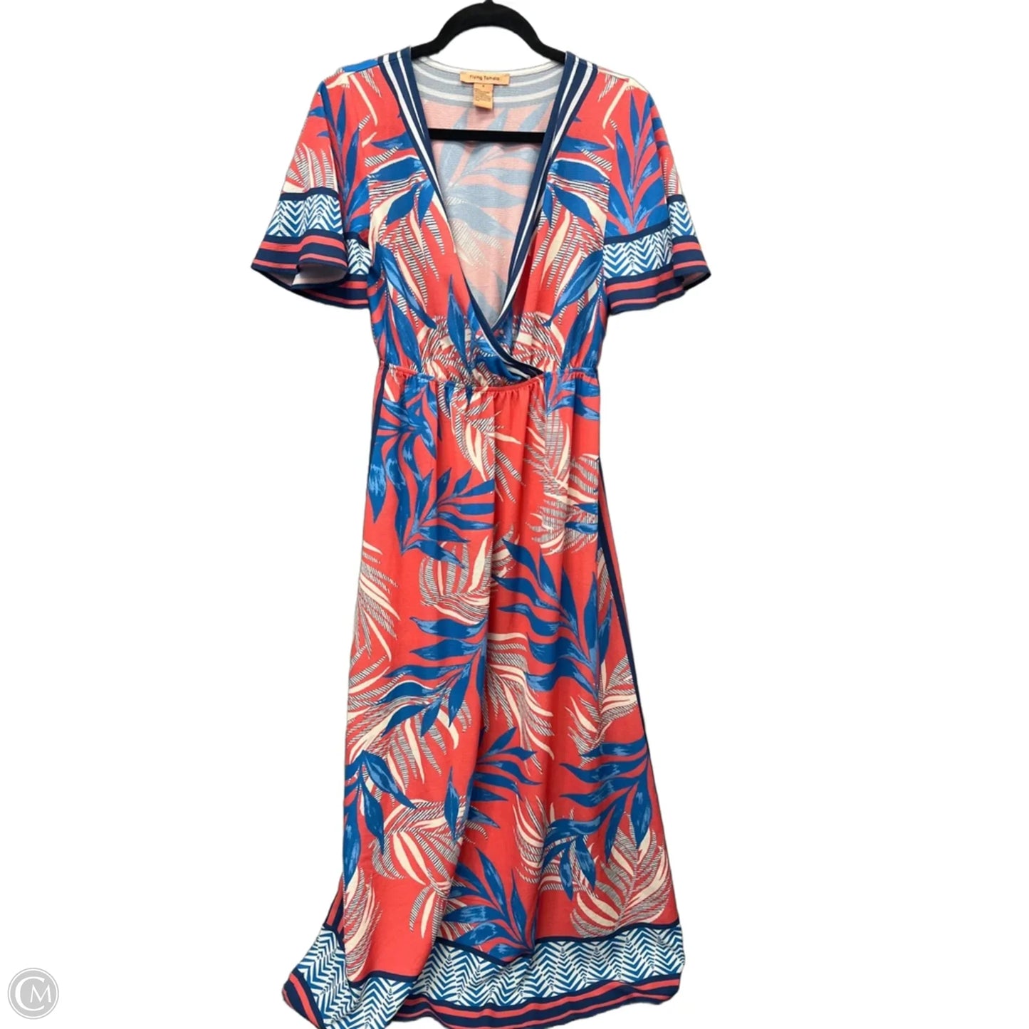 Dress Casual Maxi By Flying Tomato In Blue & Pink, Size: S