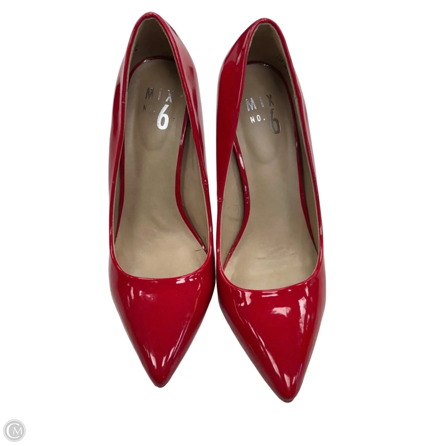 Shoes Heels Stiletto By Mix No 6 In Red, Size: 7.5