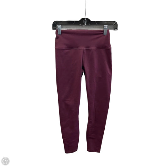 Athletic Leggings By Fabletics In Purple, Size: Xs