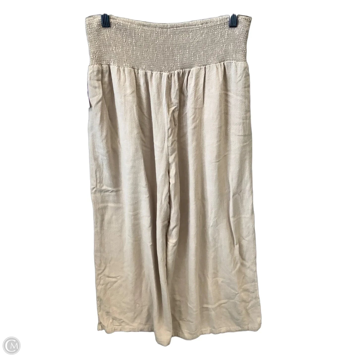 Pants Wide Leg By Clothes Mentor In Cream, Size: 12
