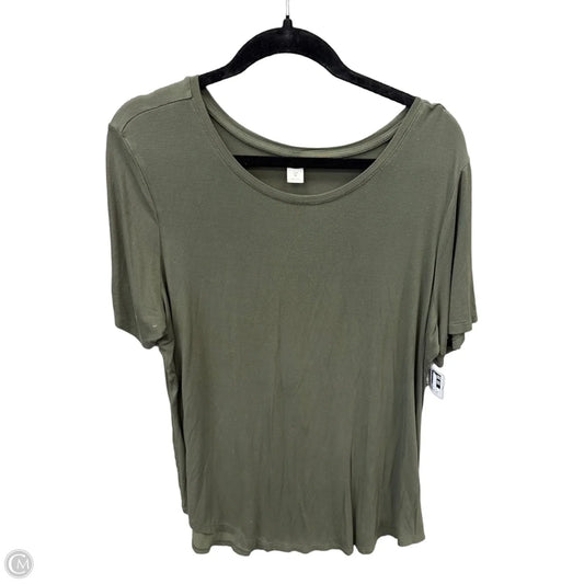 Tunic Short Sleeve By Old Navy In Green, Size: Xl
