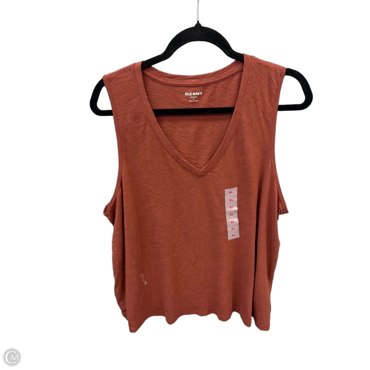 Top Sleeveless Basic By Old Navy In Brown, Size: Xl