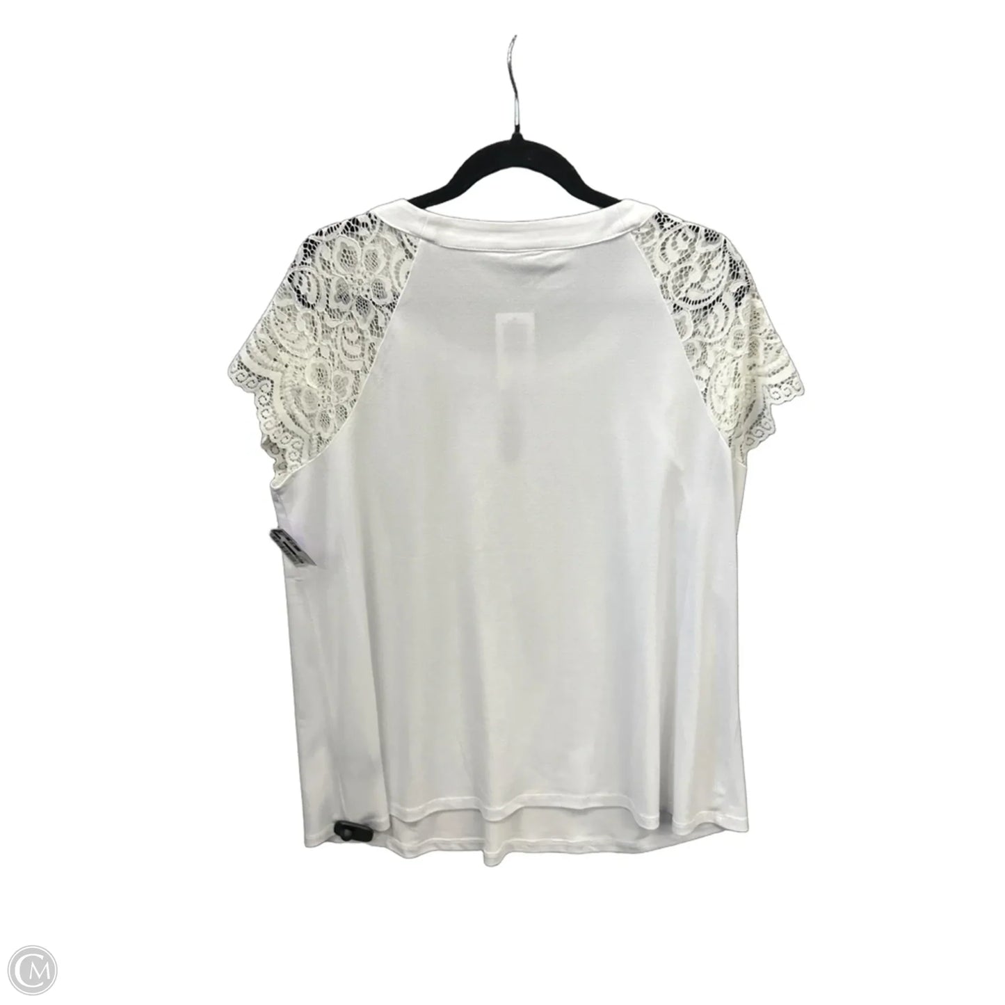 Top Short Sleeve By Torrid In White, Size: Xl