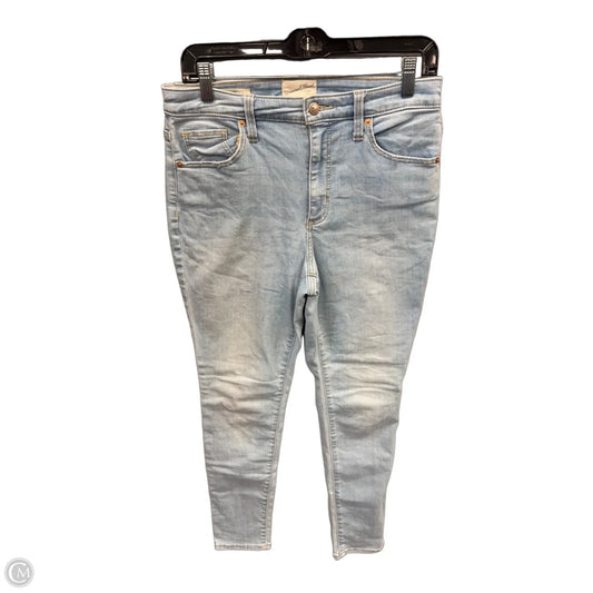 Jeans Skinny By Universal Thread In Blue Denim, Size: 8