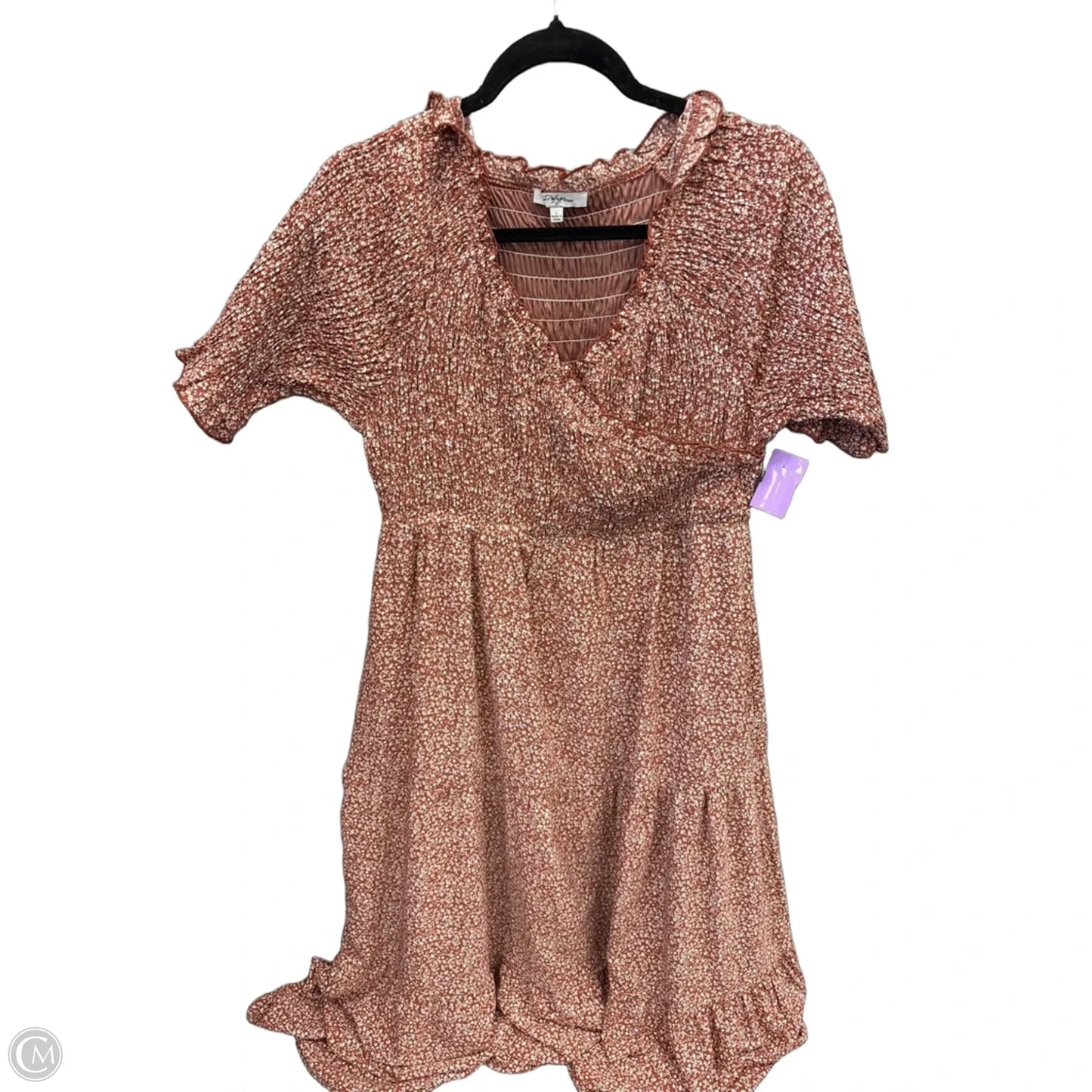 Dress Casual Midi By Polagram In Pink, Size: L