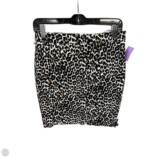 Skirt Midi By J. Crew In Animal Print, Size: 2p