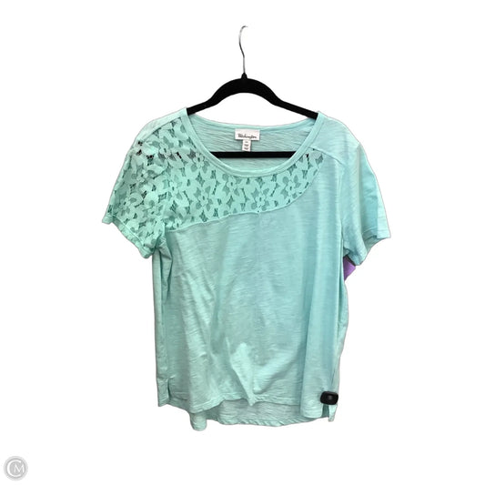 Top Short Sleeve By Clothes Mentor In Blue, Size: L