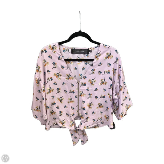 Top Short Sleeve By Clothes Mentor In Purple, Size: M
