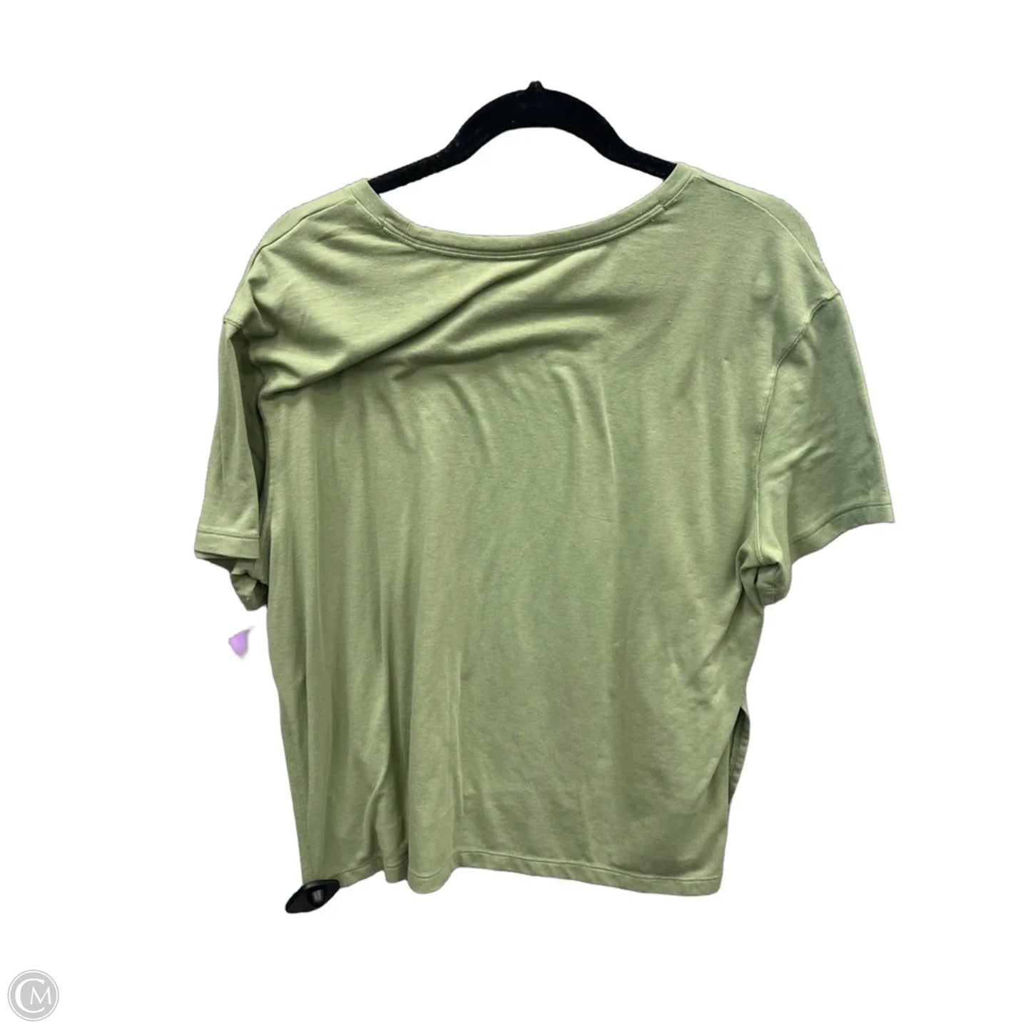 Athletic Top Short Sleeve By Nike Apparel In Green, Size: L