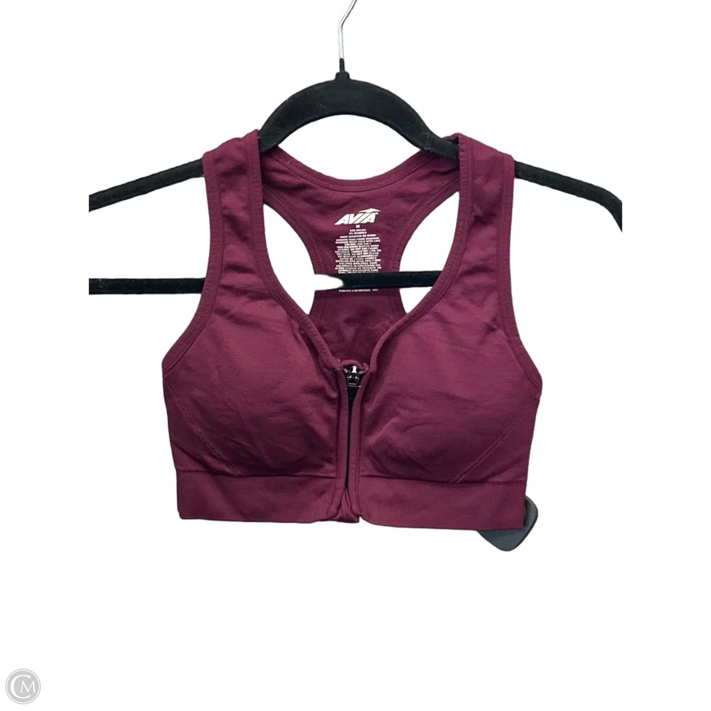 Athletic Bra By Avia In Red, Size: M