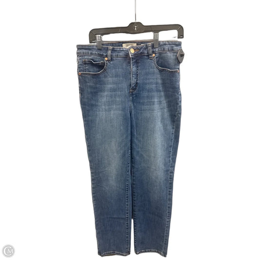 Jeans Straight By Coldwater Creek In Blue Denim, Size: 10