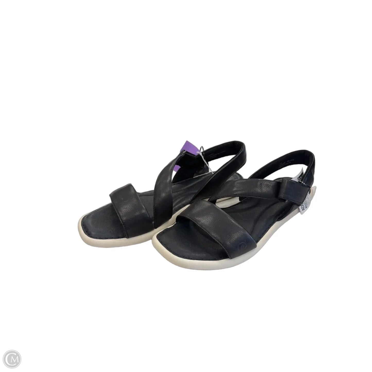 Sandals Flats By Born In Black, Size: 10