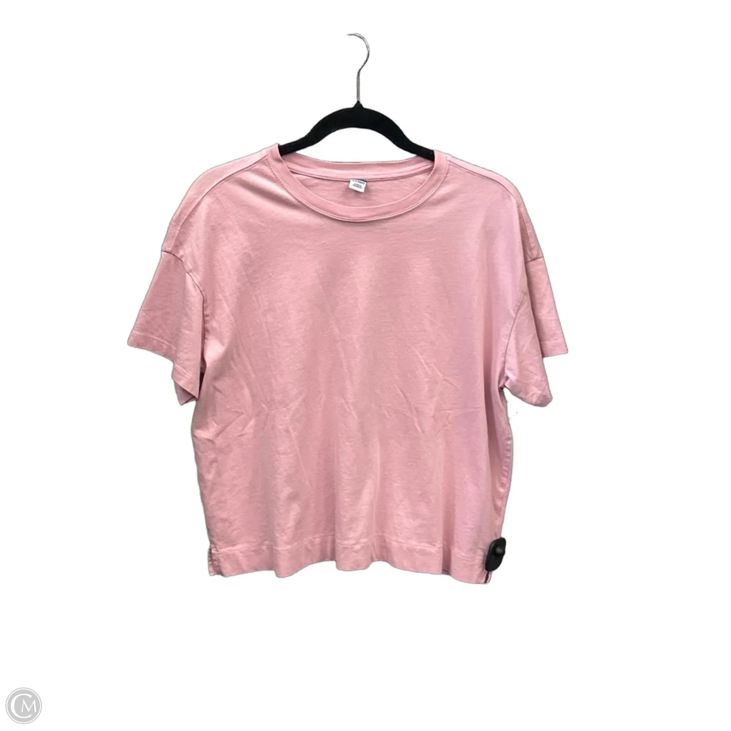 Top Short Sleeve Basic By Old Navy In Pink, Size: L