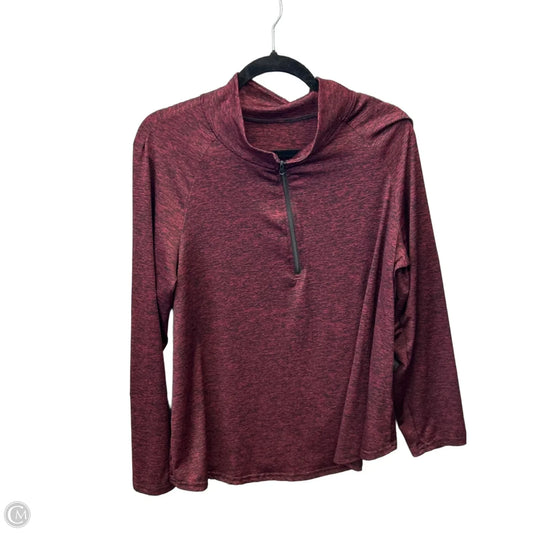 Top Long Sleeve By Shein In Red, Size: 1x