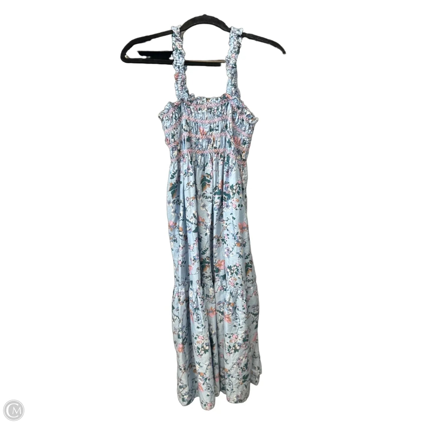 Dress Casual Midi By Ophelia Roe In Blue, Size: Xl