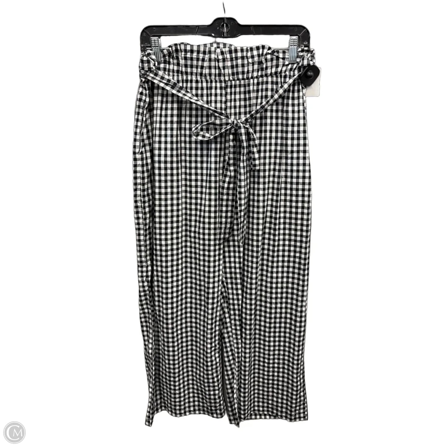 Pants Cropped By Heimish Usa In Black & White, Size: L