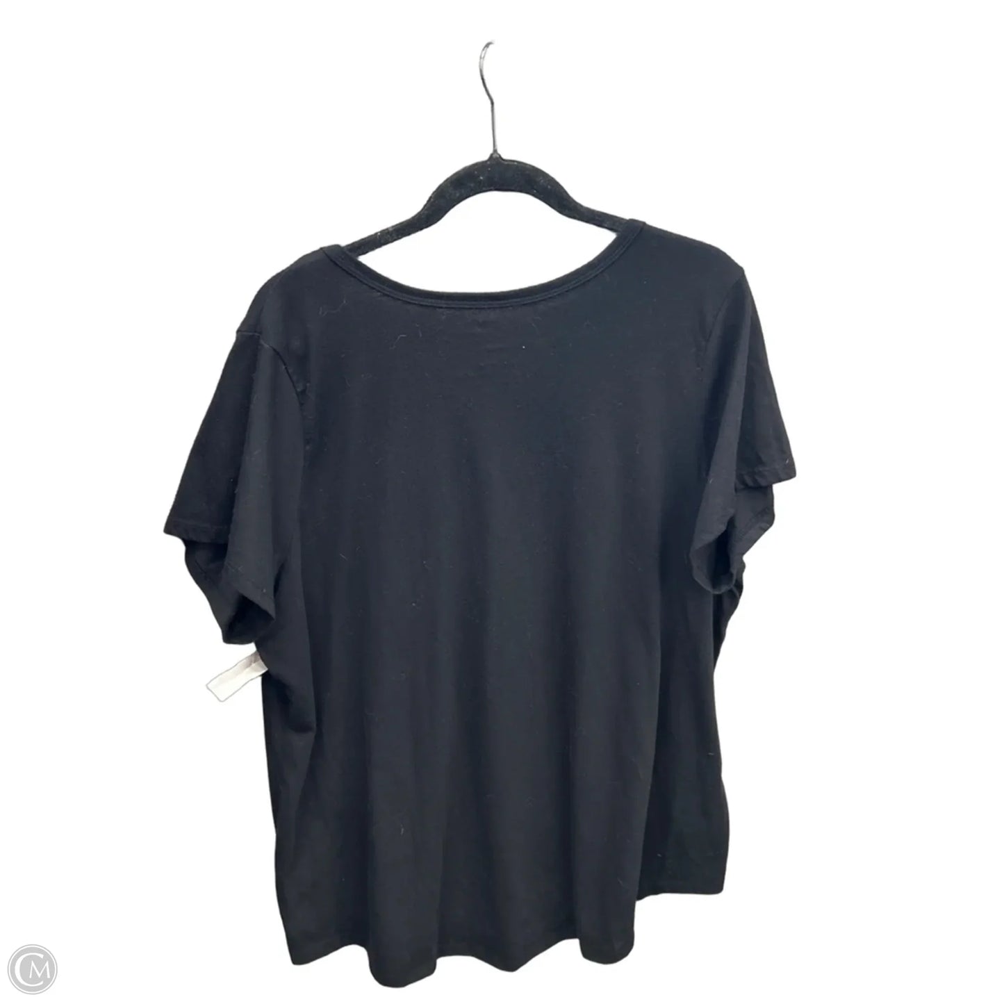 Top Short Sleeve By Torrid In Black, Size: 3x