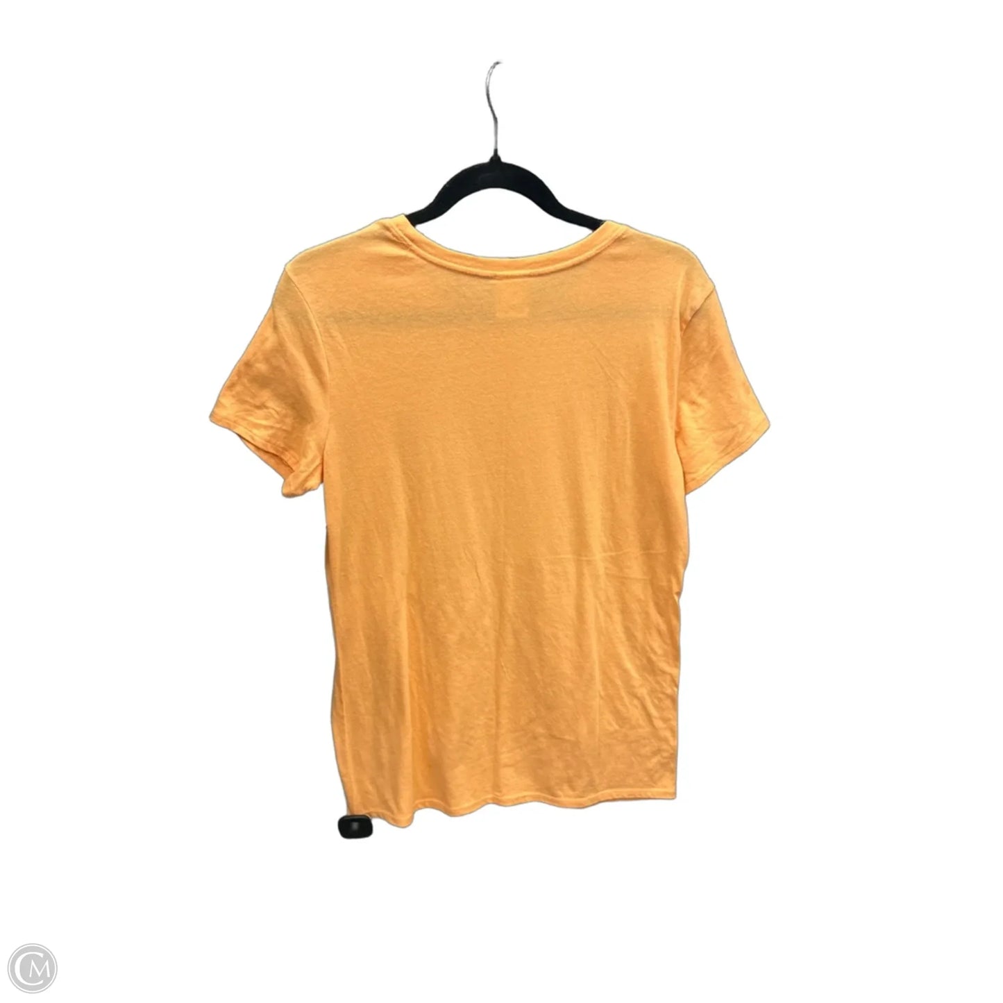 Top Short Sleeve By Pink In Orange, Size: M