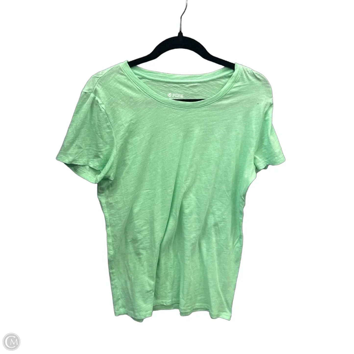 Top Short Sleeve By Pink In Green, Size: M