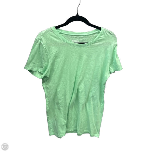 Top Short Sleeve By Pink In Green, Size: M