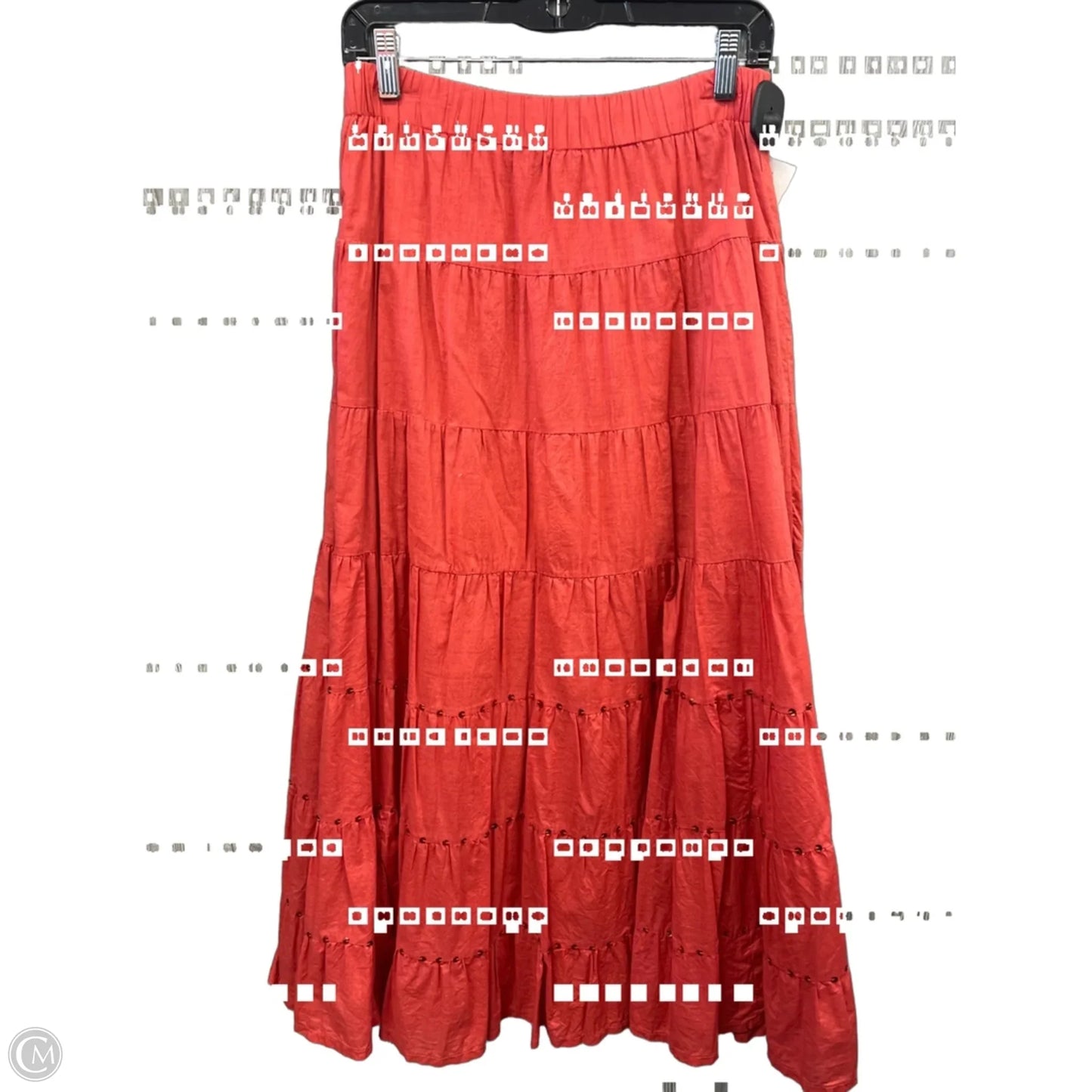 Skirt Maxi By Studio Y In Orange, Size: 4