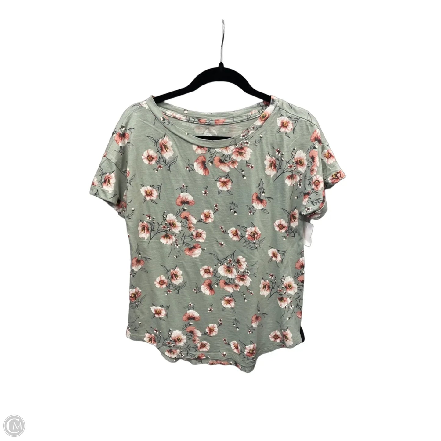 Top Short Sleeve By Maurices In Green, Size: M