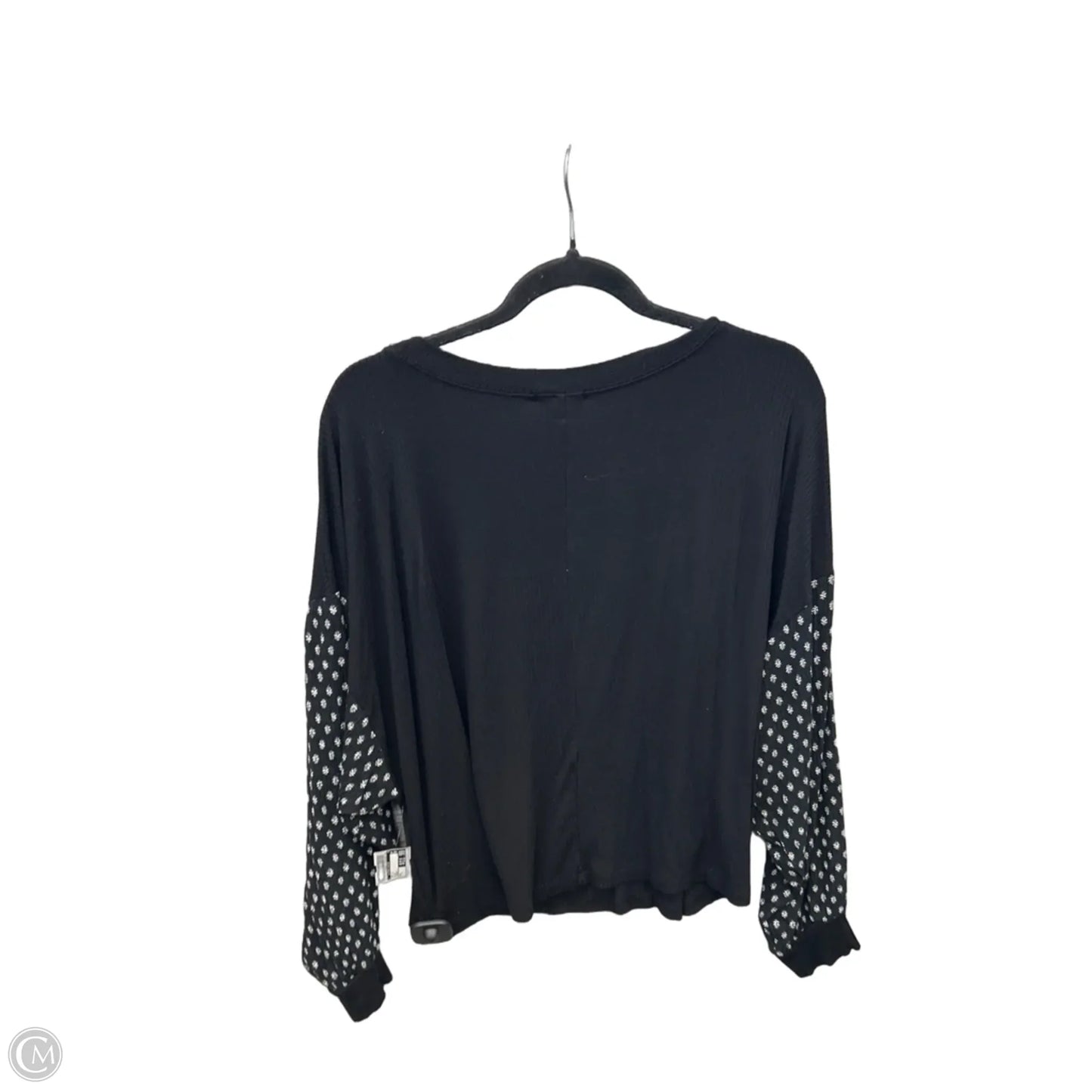 Top Long Sleeve By Clothes Mentor In Black, Size: L