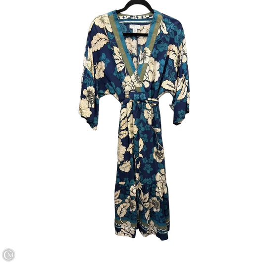 Dress Casual Maxi By Sofia By Sofia Vergara In Blue & Green, Size: L