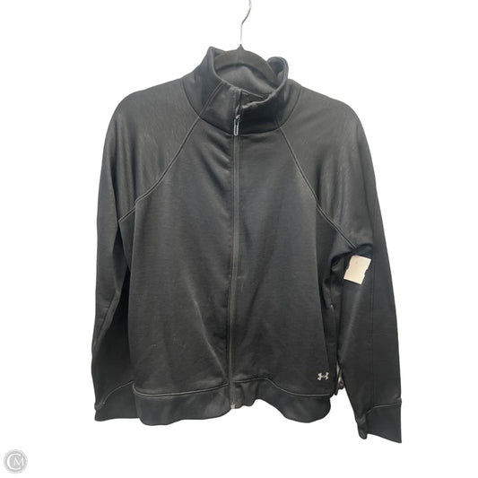 Athletic Sweatshirt Collar By Under Armour In Black, Size: L