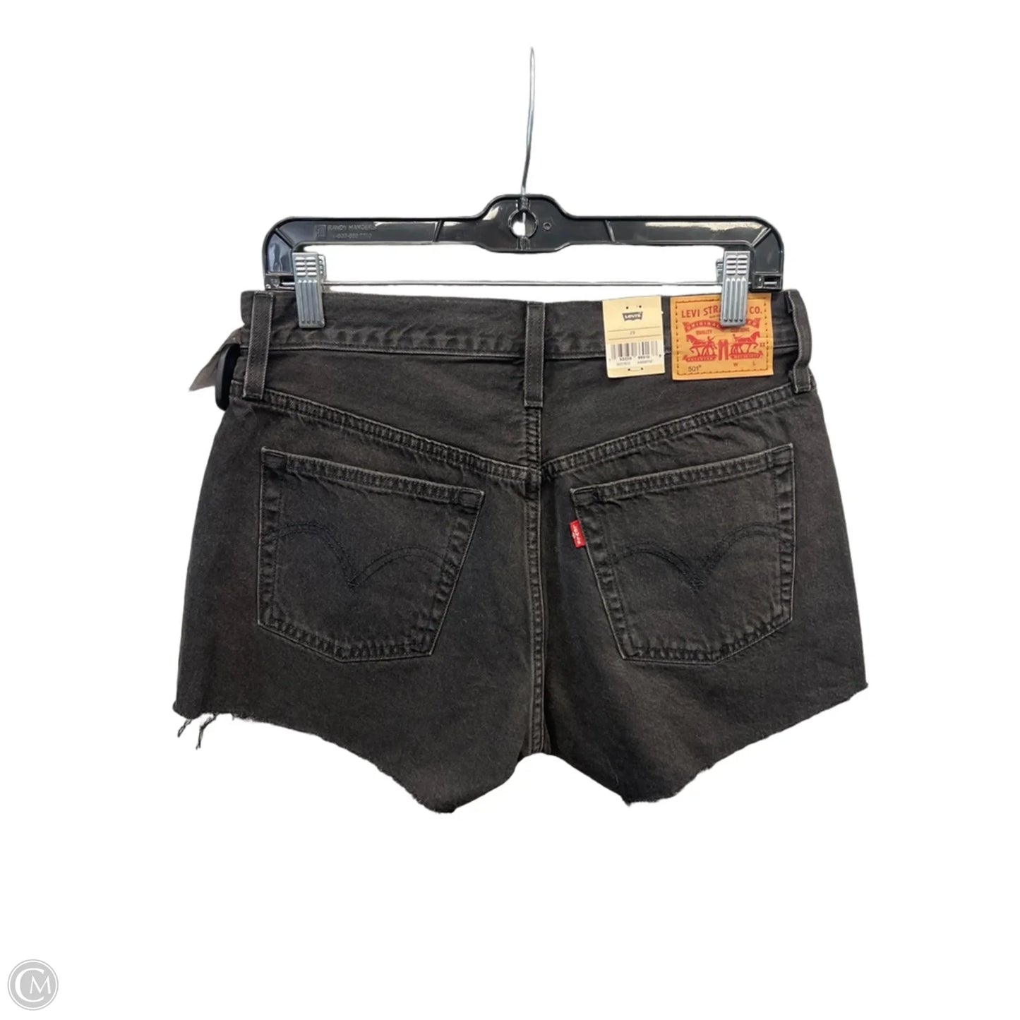 Shorts By Levis In Black Denim, Size: 8