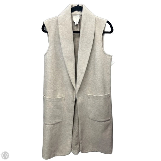 Vest Sweater By Joie In Tan, Size: M