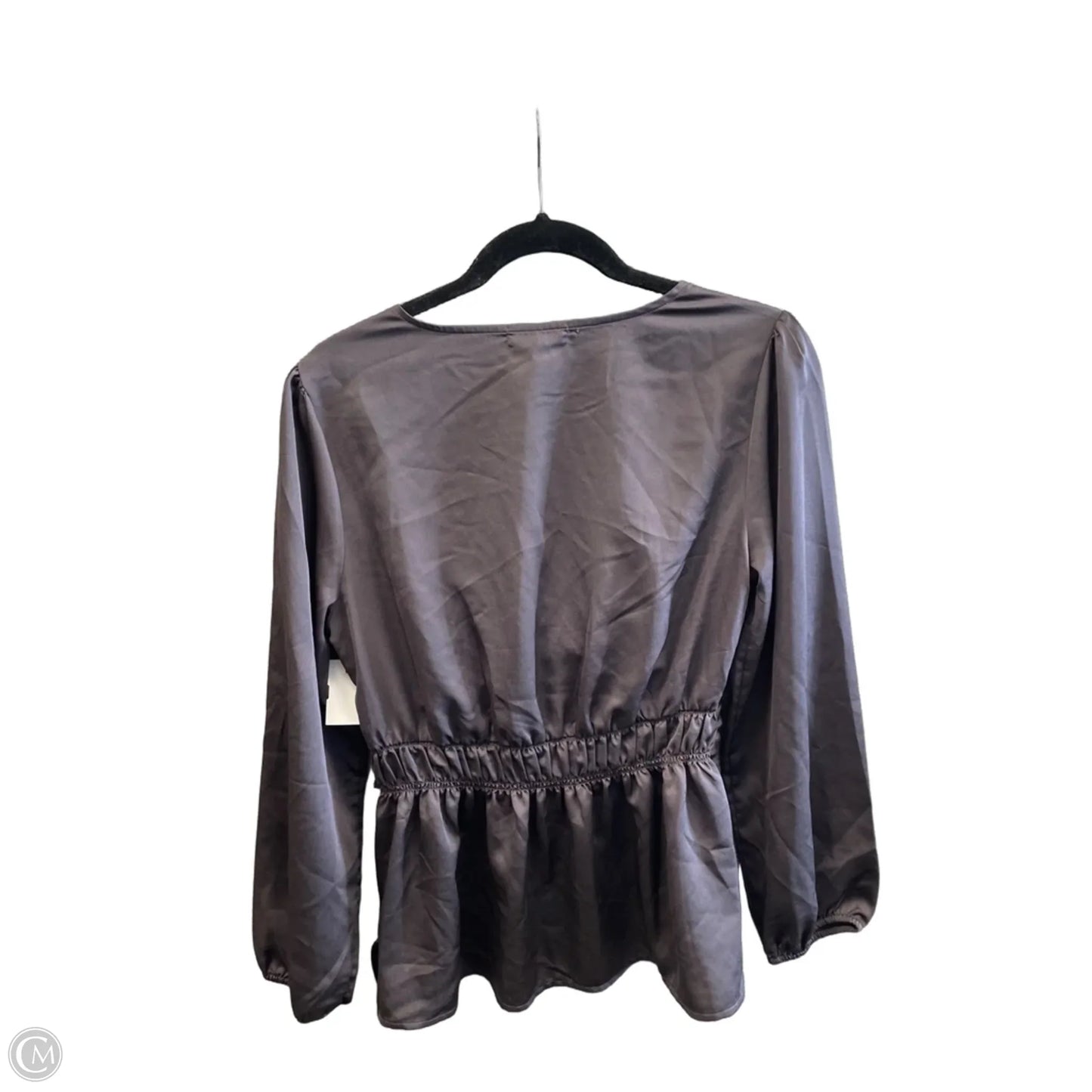 Blouse Long Sleeve By Pleione In Purple, Size: S