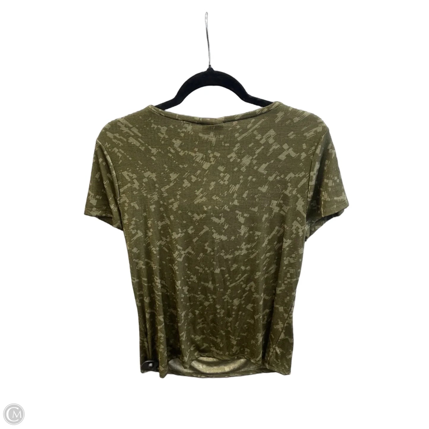 Top Short Sleeve By Jaclyn Smith In Green, Size: L