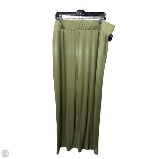 Pants Wide Leg By Just Be In Green, Size: 22
